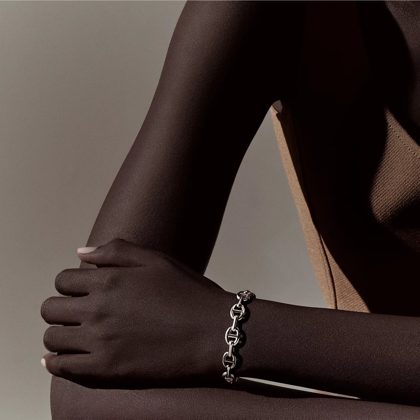 Hermès Chaine d'ancre Enchainee bracelet, medium model