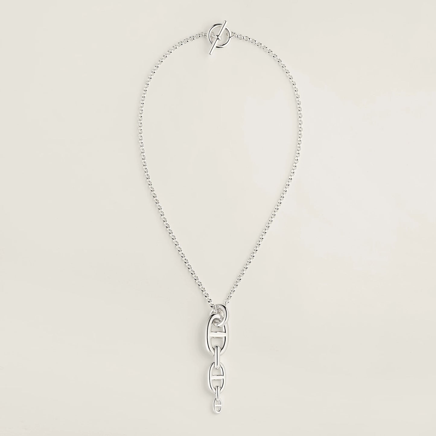 Hermès Chaine d'ancre Enchainee pendant, large model