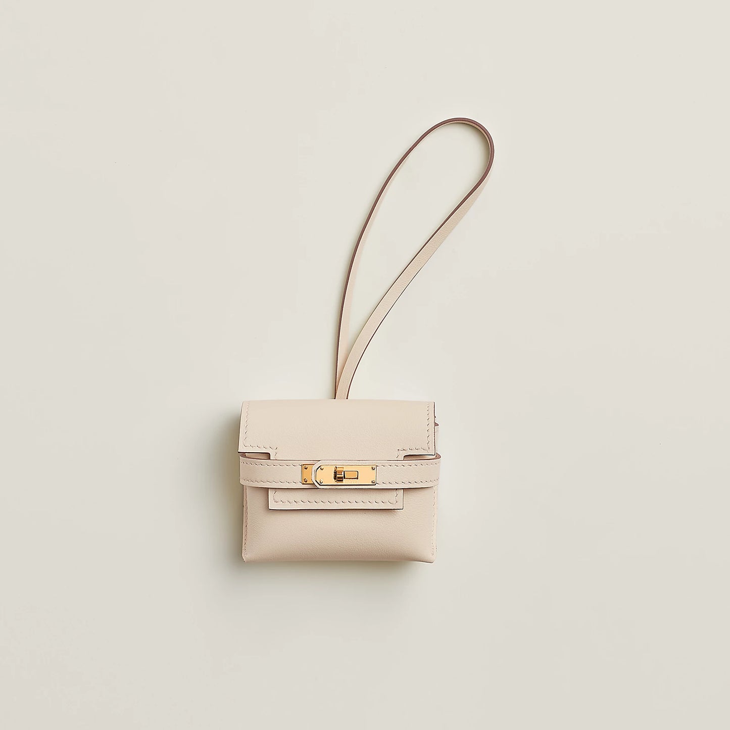 Hermès Kellyfestival charm Craie