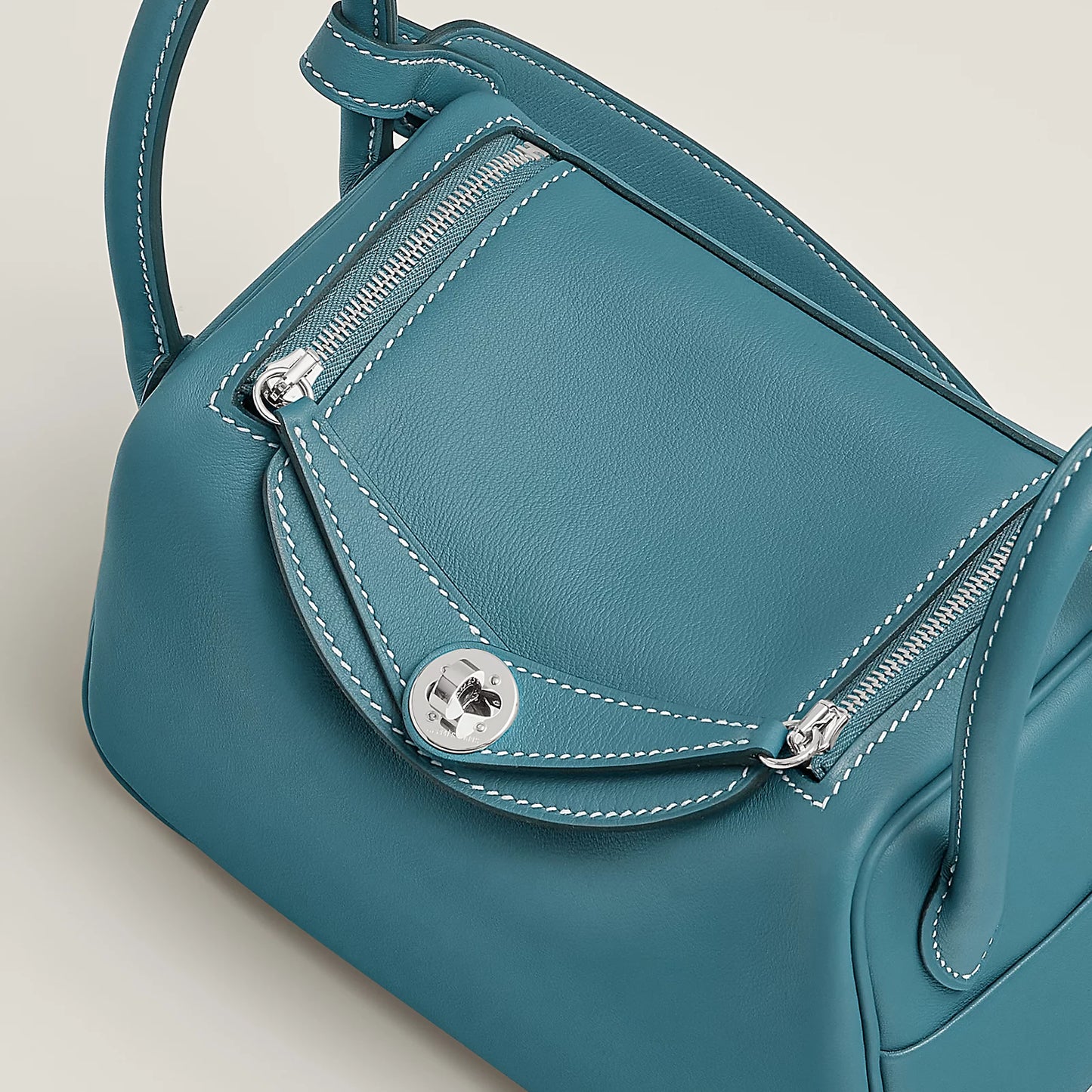 Hermès Lindy II Bag Blue Jean