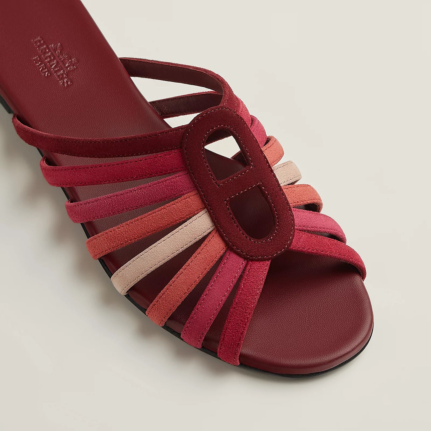 Hermès Noria Sandal Multicolor Rouge H