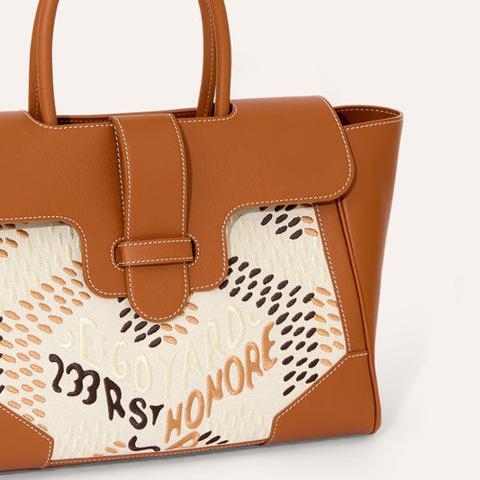 GOYARD: Full-On Chevron for the Saïgon tote bag