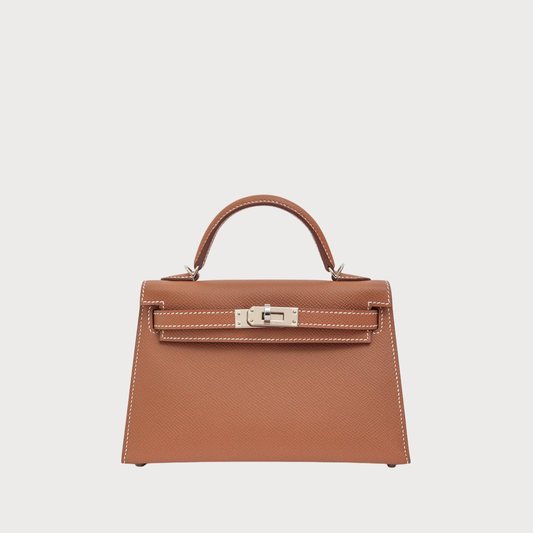Hermès Kelly 20 Gold Epsom Palladium Hardware