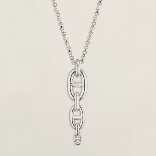 Hermès Chaine d'ancre Enchainee pendant, large model