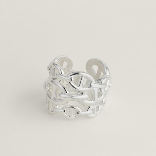 Hermès Chaine d'ancre Enchainee Ring, Large Model