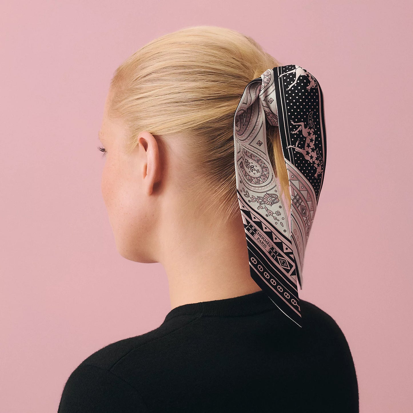Hermès Cheval de Coeur Bandana Twilly