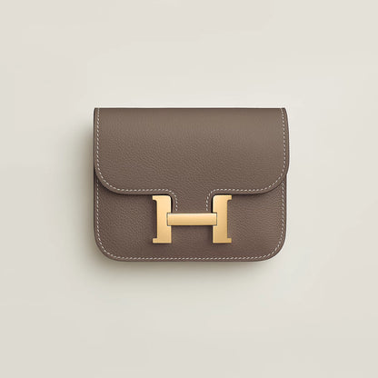 Hermès Constance Slim Wallet Etoupe