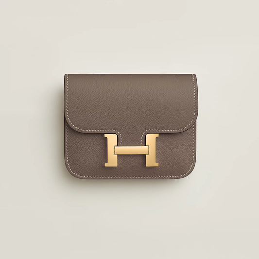 Hermès Constance Slim Wallet Etoupe