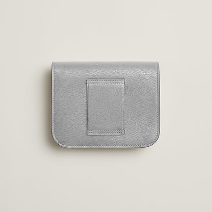 Hermès Constance Slim Wallet Silver