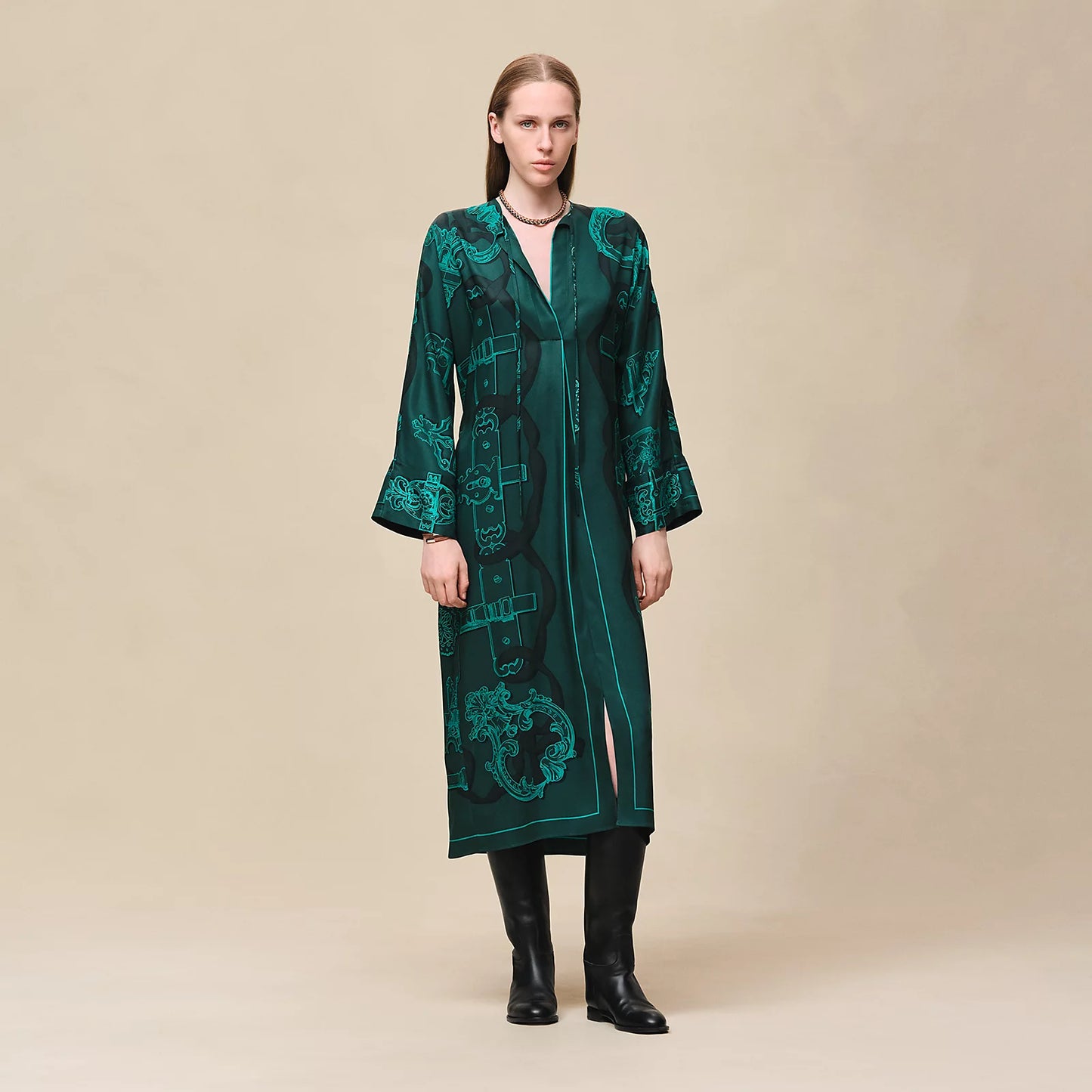 Hermès "Ferronnerie Remix" Caftan
