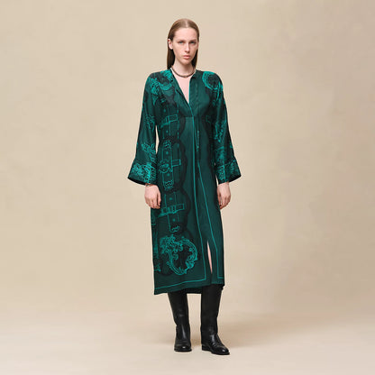 Hermès "Ferronnerie Remix" Caftan