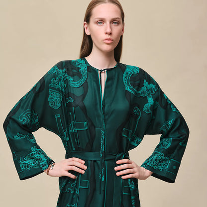 Hermès "Ferronnerie Remix" Caftan