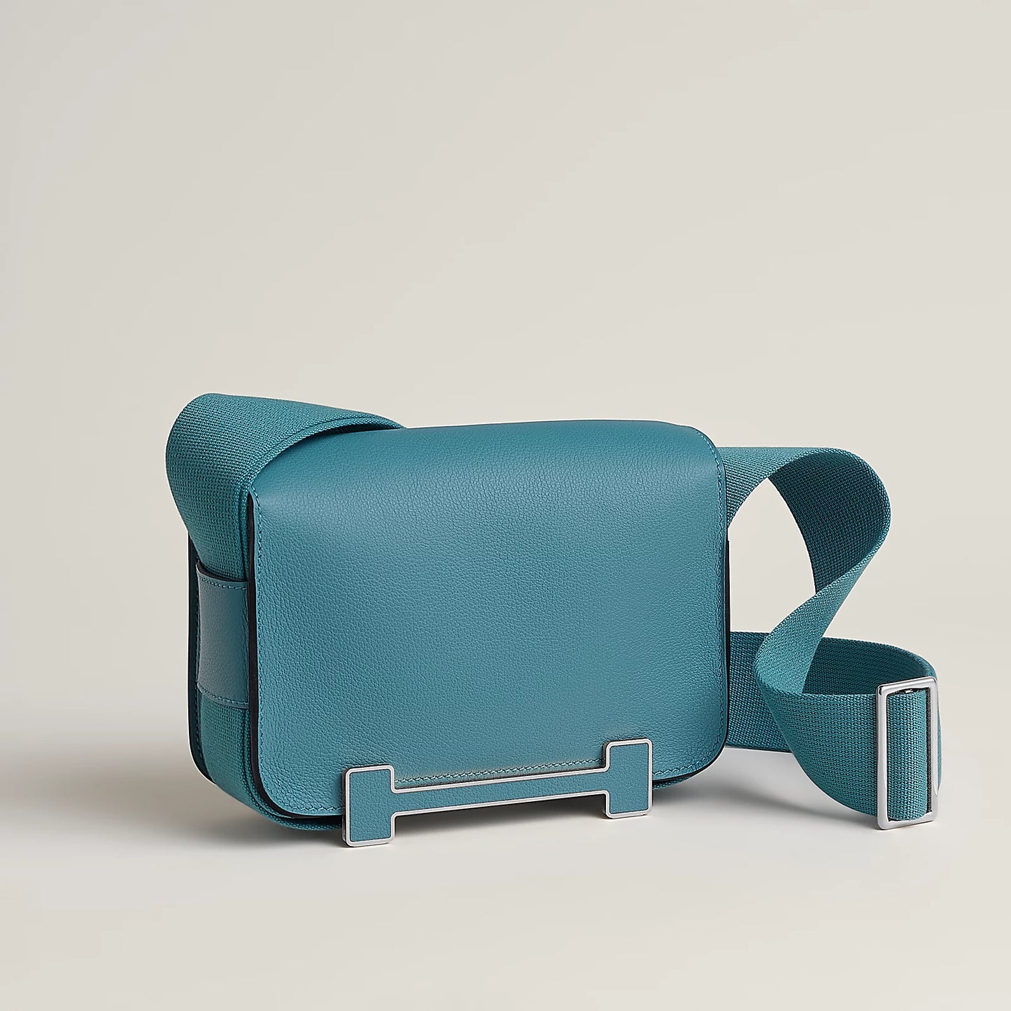Hermès Geta Bag Blue Jean