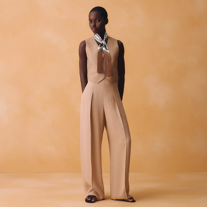 Hermès Jumping leather fringes Twilly