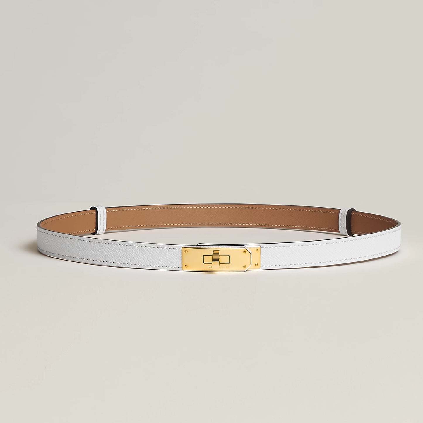 Hermès Kelly Belt Blanc