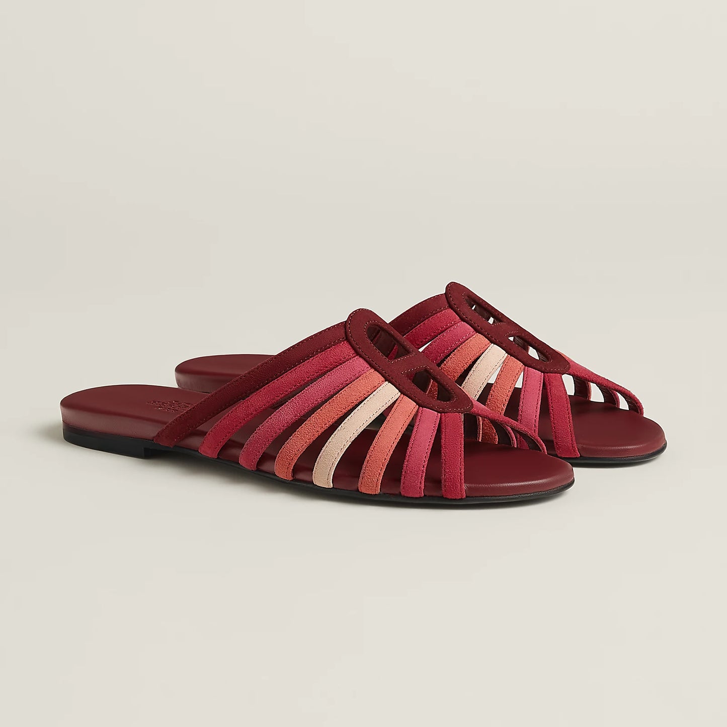 Hermès Noria Sandal Multicolor Rouge H
