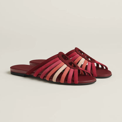 Hermès Noria Sandal Multicolor Rouge H