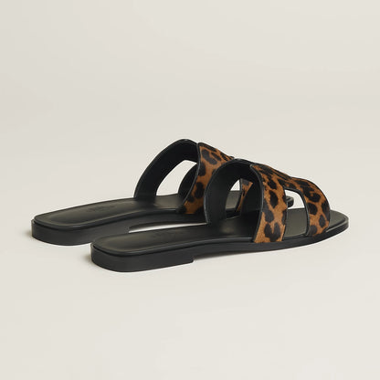 Hermès Cheetah Moire Calfskin Oran