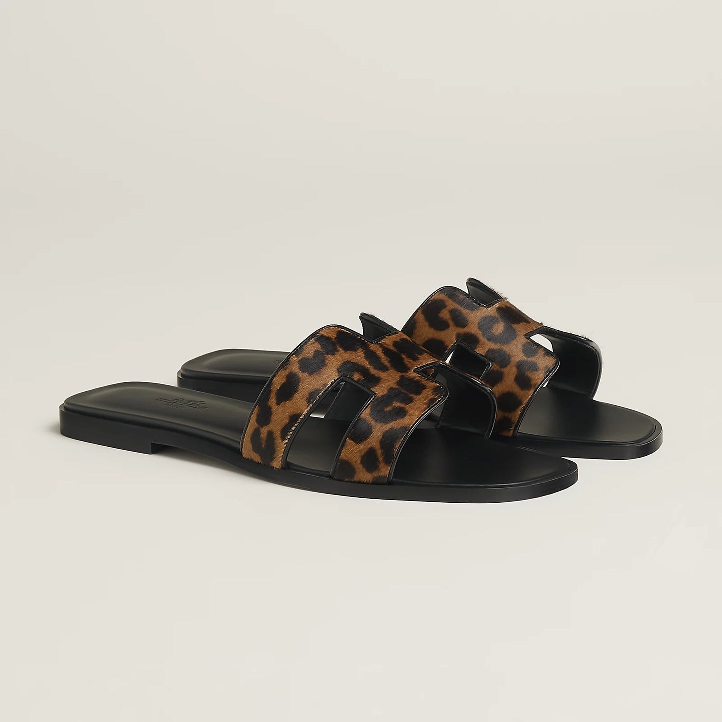 Hermès Cheetah Moire Calfskin Oran