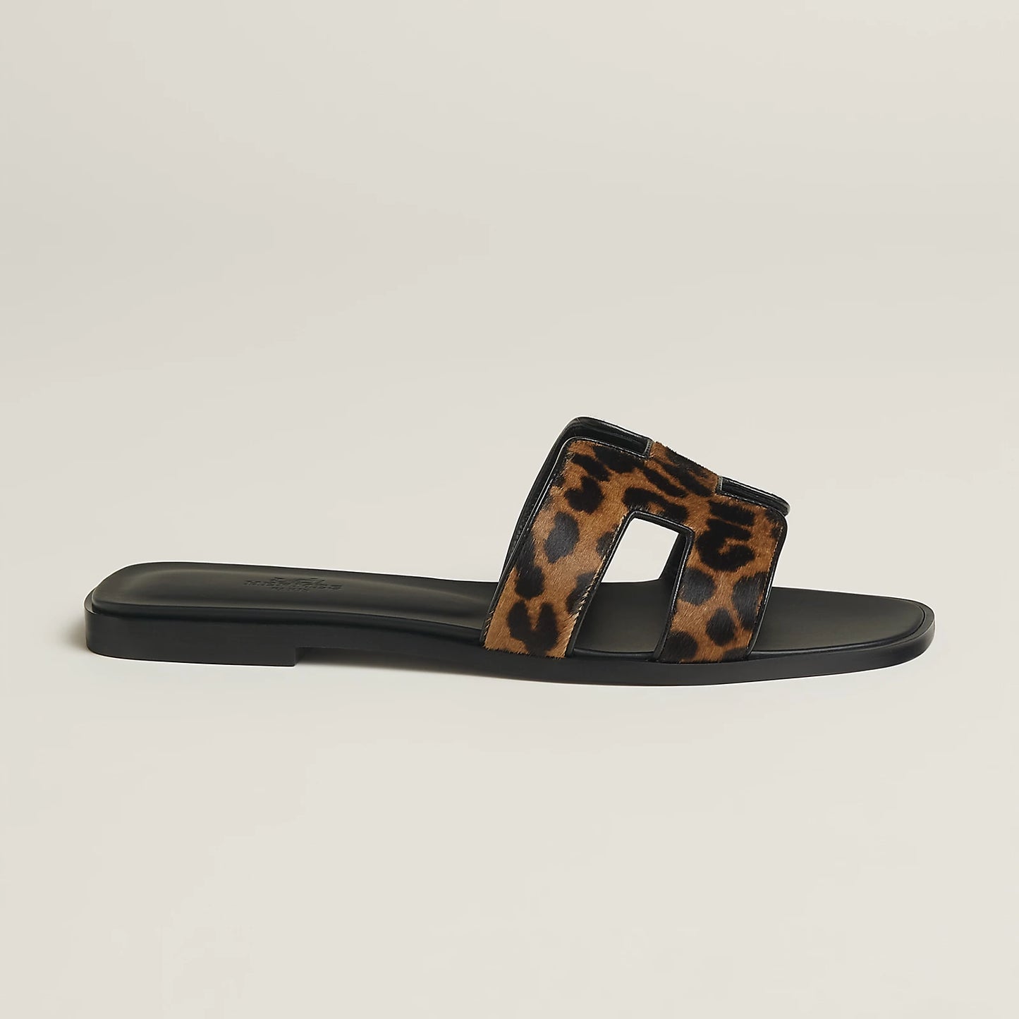 Hermès Cheetah Moire Calfskin Oran