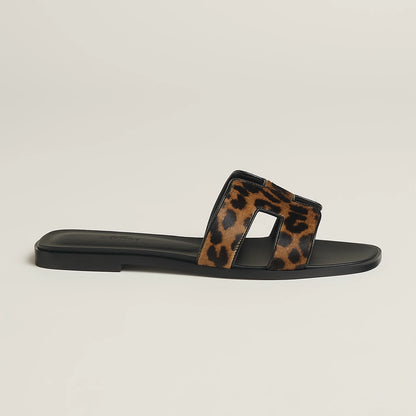 Hermès Cheetah Moire Calfskin Oran