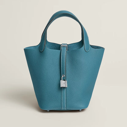 Hermès Picotin 18 Blue Jean