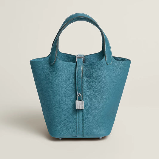 Hermès Picotin 18 Blue Jean