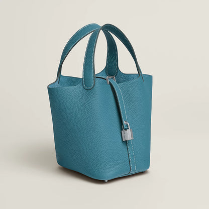 Hermès Picotin 18 Blue Jean