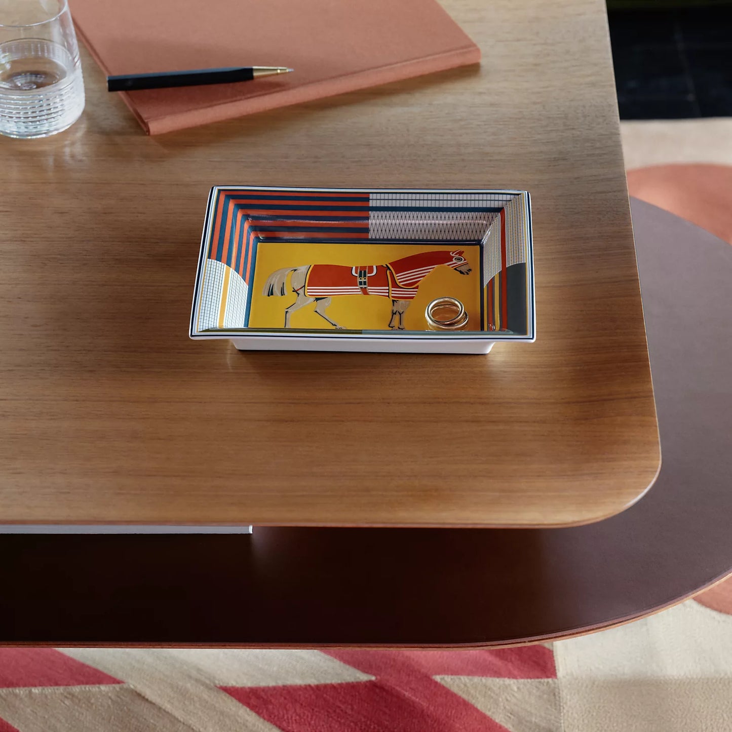Hermès Rocabar a Cheval Change Tray