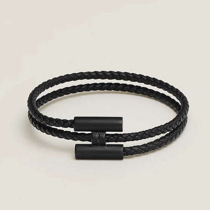 Hermès Tournis Tresse Bracelet So Black